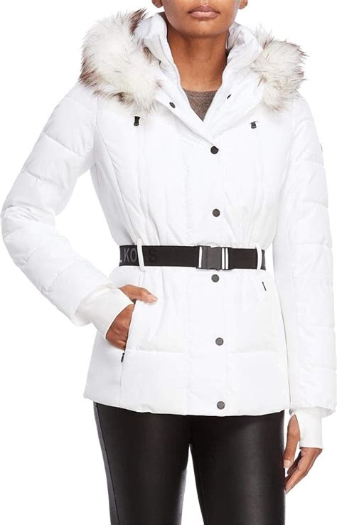 michael kors jacket women white|Michael Kors lightweight jacket women's.